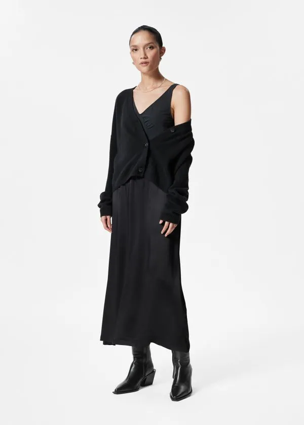 and Other Stories Sleeveless Midi Dress Black Women Dresses