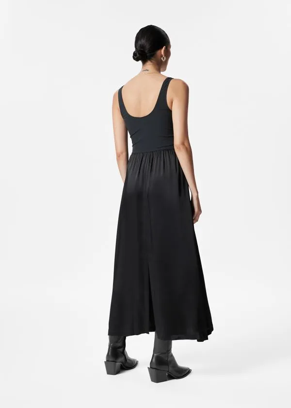 and Other Stories Sleeveless Midi Dress Black Women Dresses