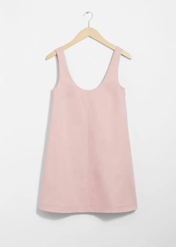 and Other Stories Sleeveless Mini Dress Pink Women Dresses
