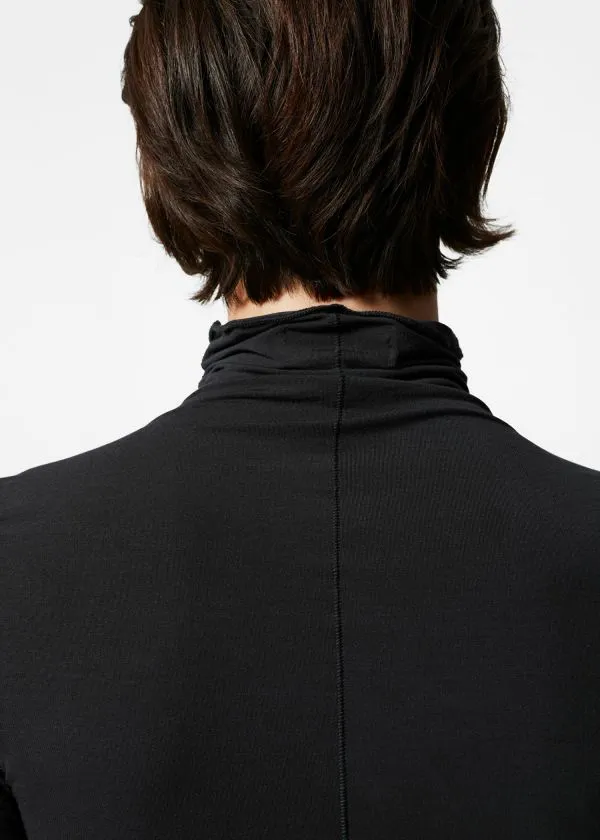 and Other Stories SlimFit Turtleneck Top Navy Women Tops and Tshirts