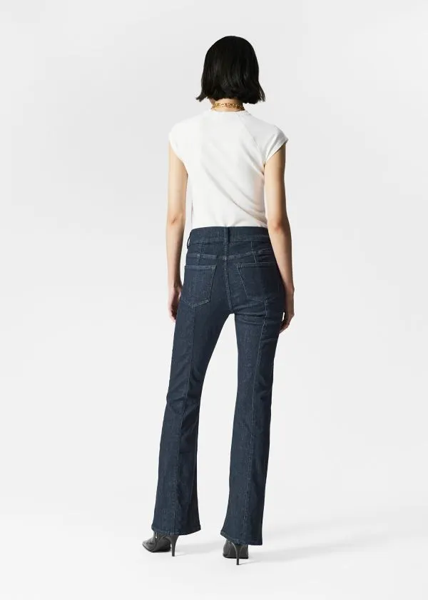 and Other Stories Slim Flared Jeans Dark Blue Women Jeans