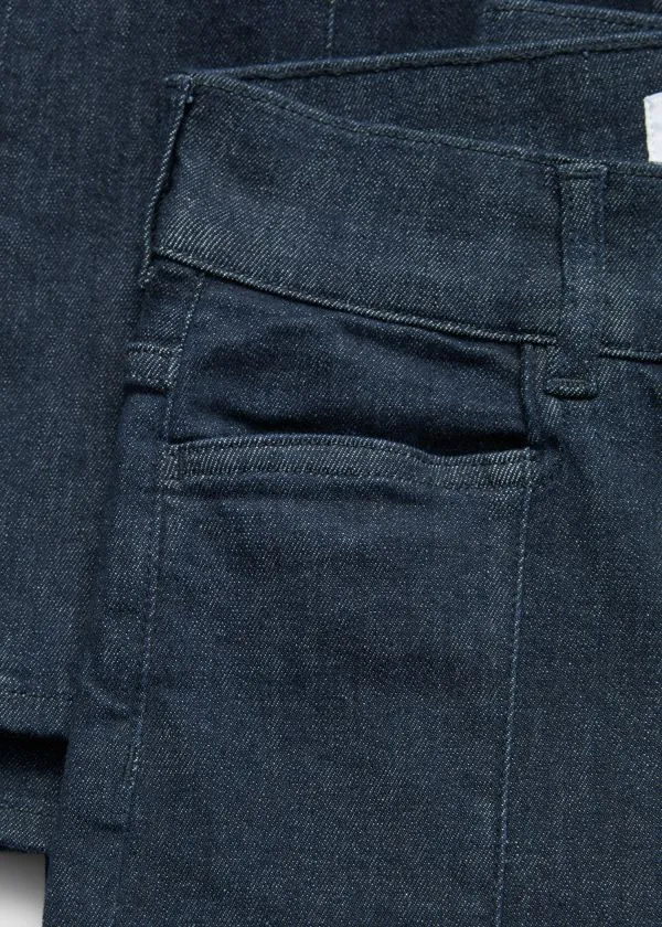 and Other Stories Slim Flared Jeans Dark Blue Women Jeans