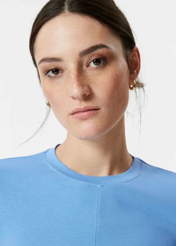 and Other Stories Slim LongSleeve Top Light Blue Women Tops and Tshirts