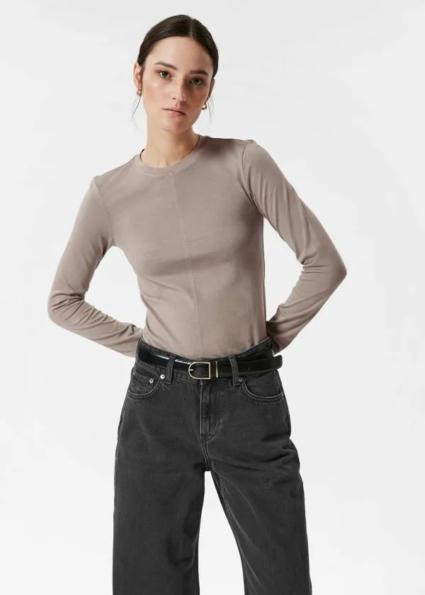 and Other Stories Slim LongSleeve Top Mole Women Tops and Tshirts