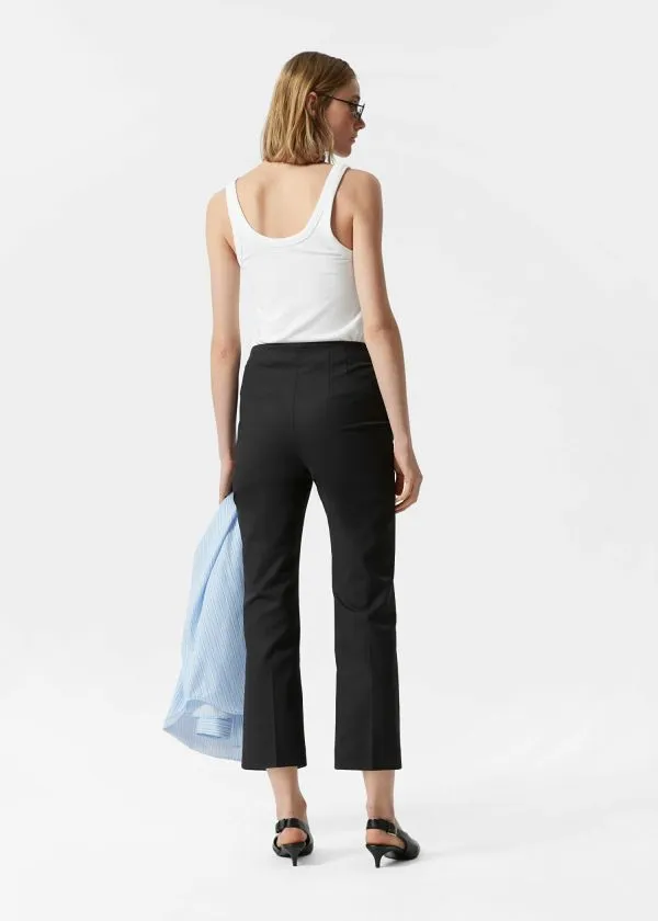 and Other Stories Slim PressCrease Trousers Black Women Trousers