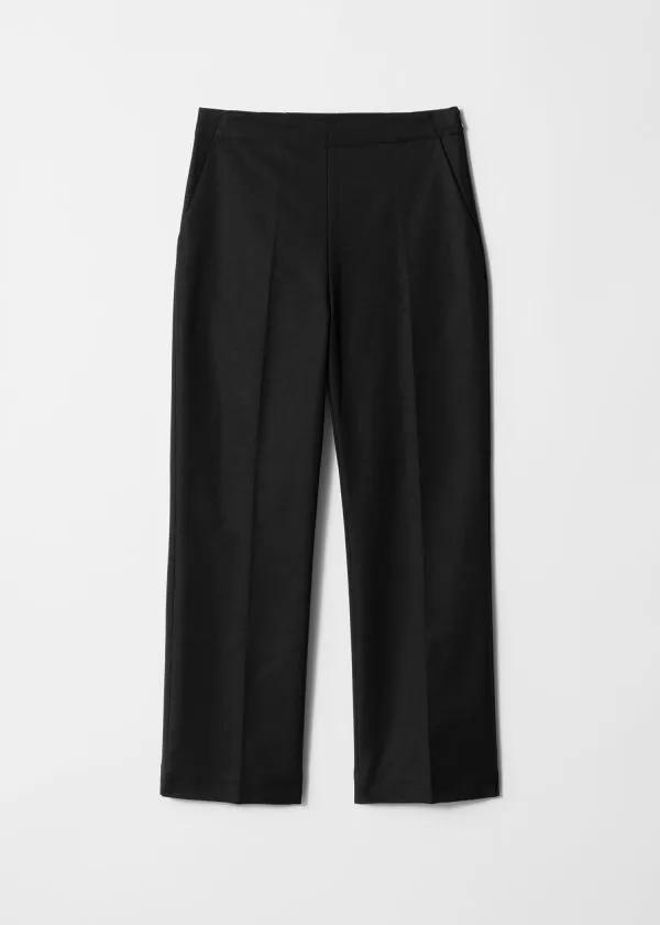 and Other Stories Slim PressCrease Trousers Black Women Trousers