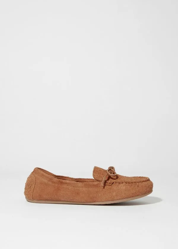 and Other Stories Soft Suede Loafers Brown Women Loafers
