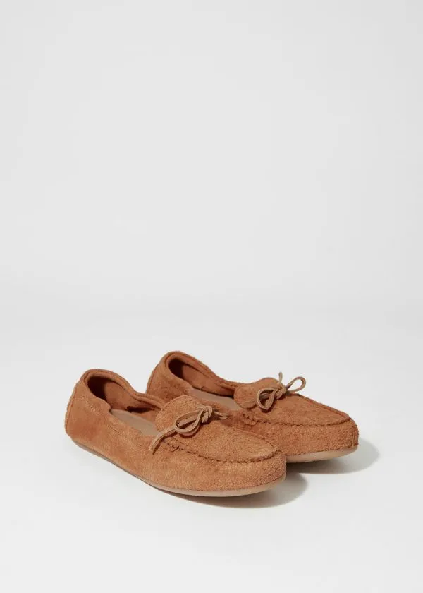 and Other Stories Soft Suede Loafers Brown Women Loafers and Other Stories Soft Suede Loafers Brown Women Loafers