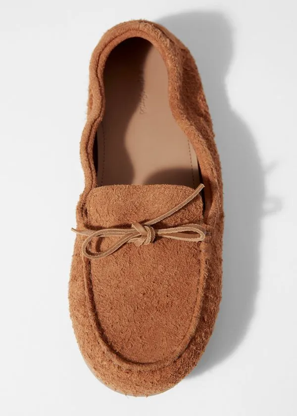 and Other Stories Soft Suede Loafers Brown Women Loafers and Other Stories Soft Suede Loafers Brown Women Loafers