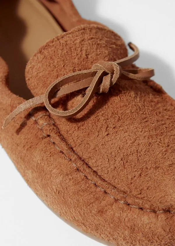 and Other Stories Soft Suede Loafers Brown Women Loafers and Other Stories Soft Suede Loafers Brown Women Loafers
