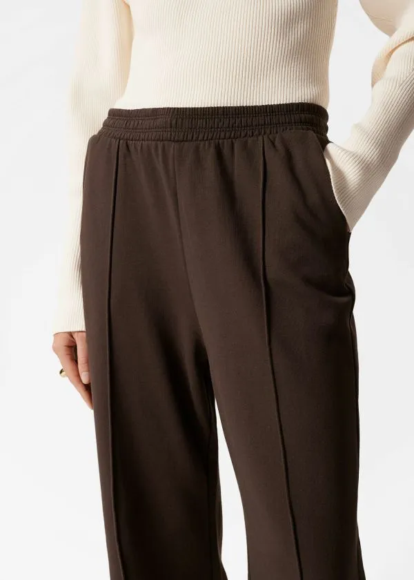 and Other Stories StraightLeg TrackPants Brown Women Trousers