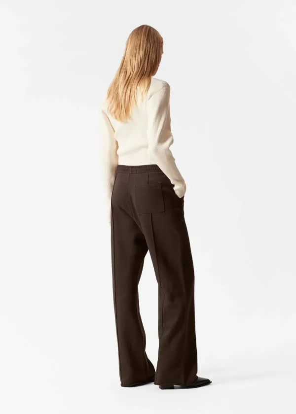 and Other Stories StraightLeg TrackPants Brown Women Trousers