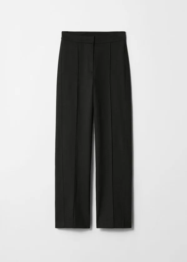 and Other Stories StraightLeg Trousers Black Women Trousers