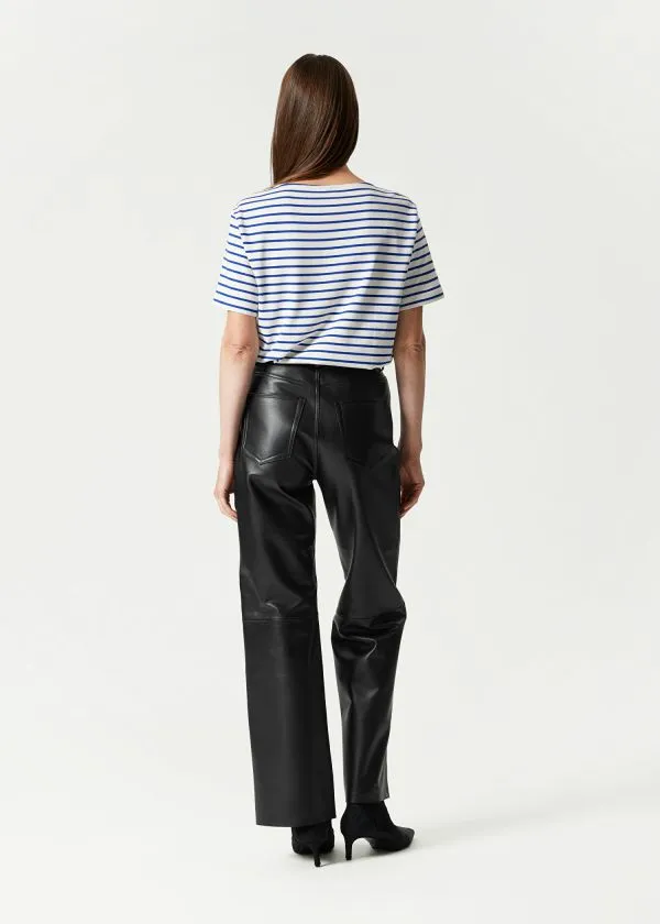 and Other Stories Striped TShirt Navyandwhite Nautical Stripe Women Tops and Tshirts