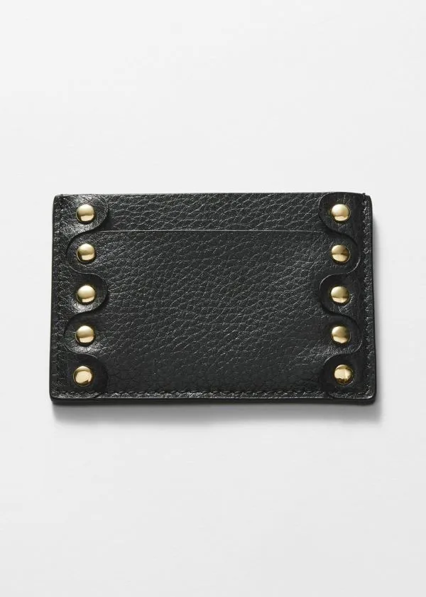 and Other Stories Studded Card Holder Black Women Wallets