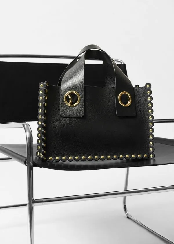 and Other Stories Studded Mirum Tote Bag Black Women Tote Bags
