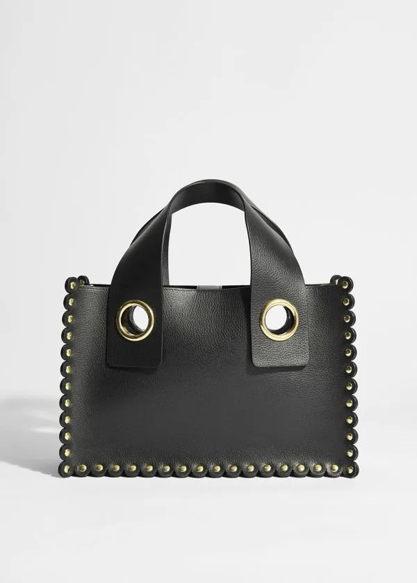 and Other Stories Studded Mirum Tote Bag Black Women Tote Bags