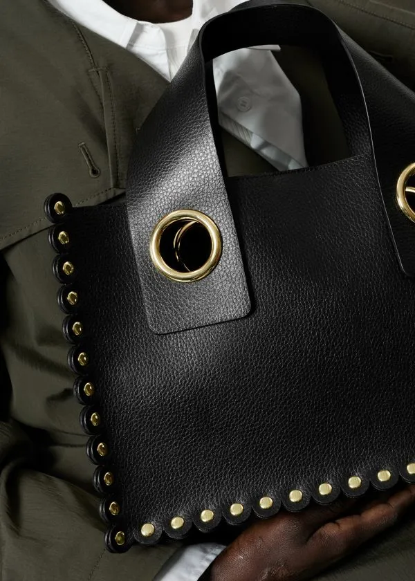 and Other Stories Studded Mirum Tote Bag Black Women Tote Bags