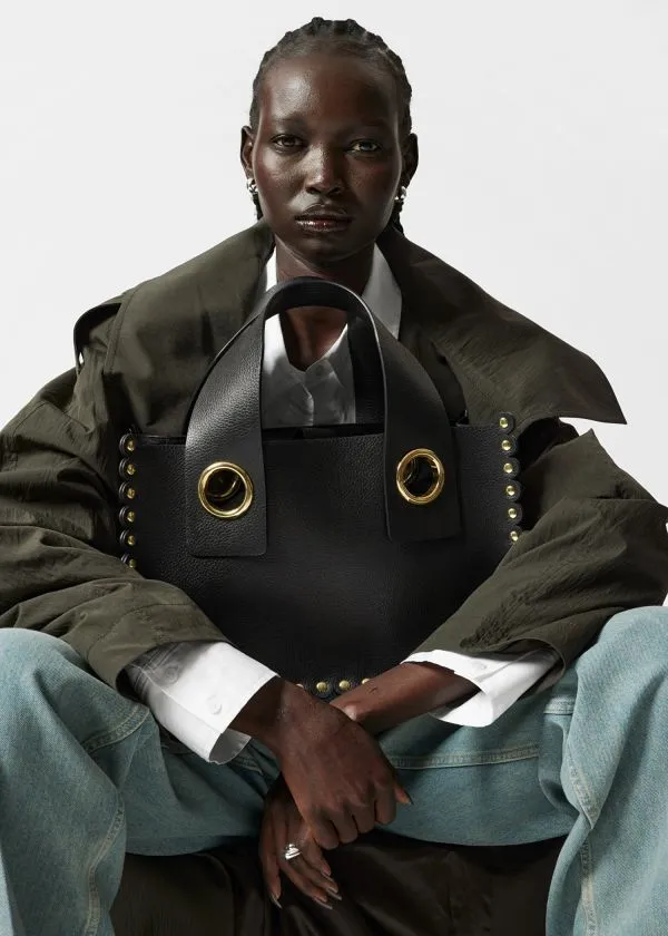 and Other Stories Studded Mirum Tote Bag Black Women Tote Bags