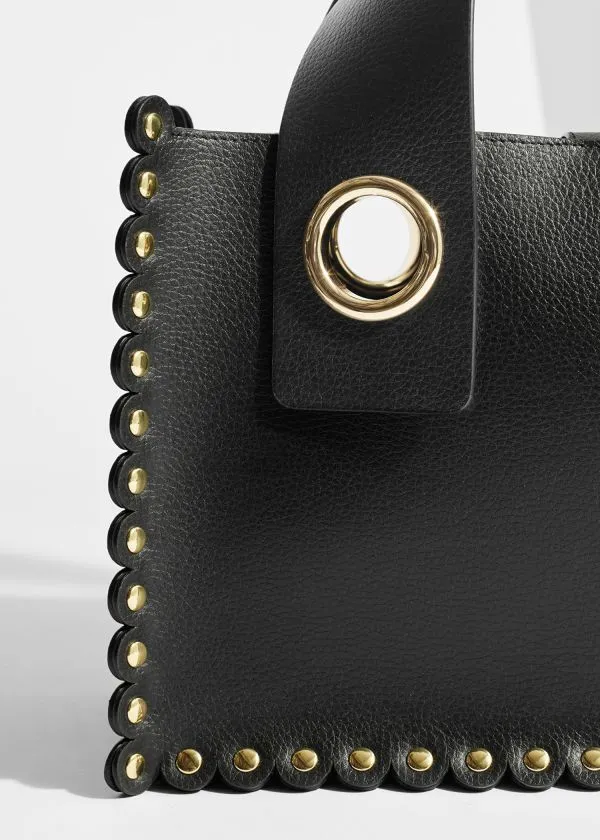 and Other Stories Studded Mirum Tote Bag Black Women Tote Bags