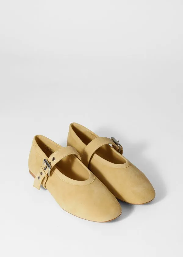 and Other Stories Suede Ballet Flats Yellow Suede Women Ballerinas and Other Stories Suede Ballet Flats Yellow Suede Women Ballerinas