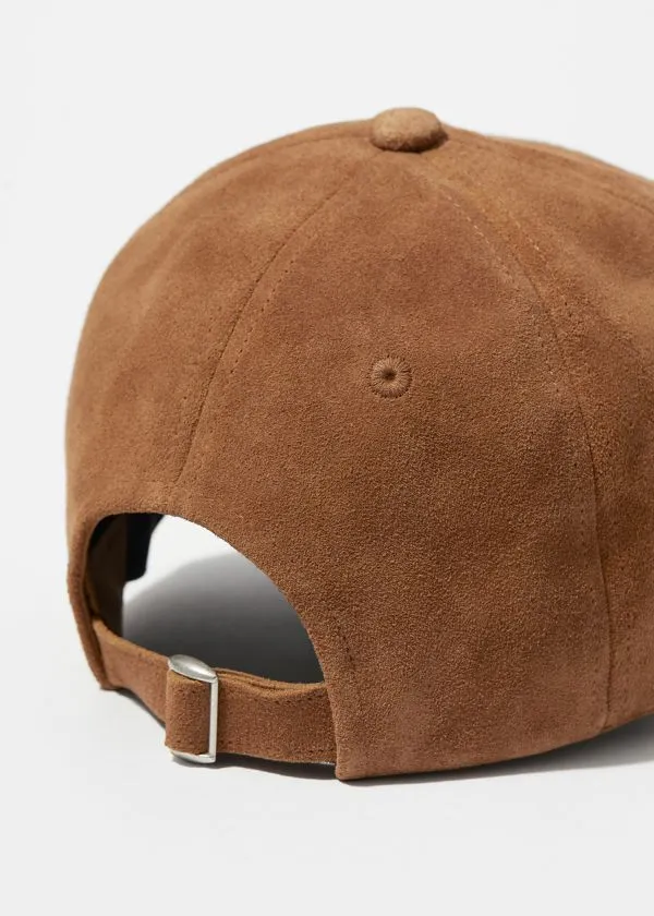 and Other Stories Suede Baseball Cap Cognac Women Headwear and Other Stories Suede Baseball Cap Cognac Women Headwear