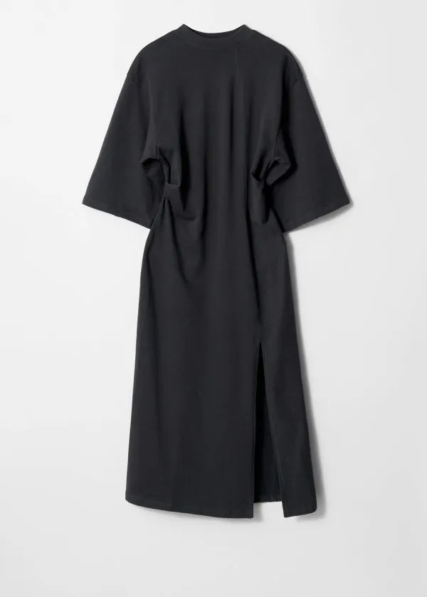 and Other Stories Sweatshirt Midi Dress Black Women Dresses