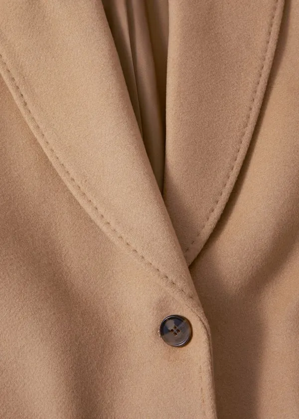 and Other Stories Tailored SingleBreasted Coat Camel Women Jackets and Coats