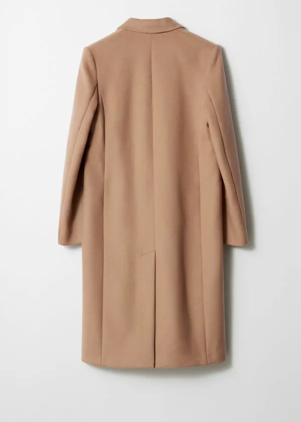 and Other Stories Tailored SingleBreasted Coat Camel Women Jackets and Coats