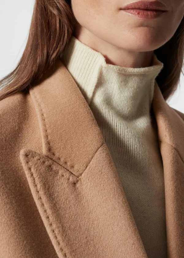 and Other Stories Tailored SingleBreasted Coat Camel Women Jackets and Coats