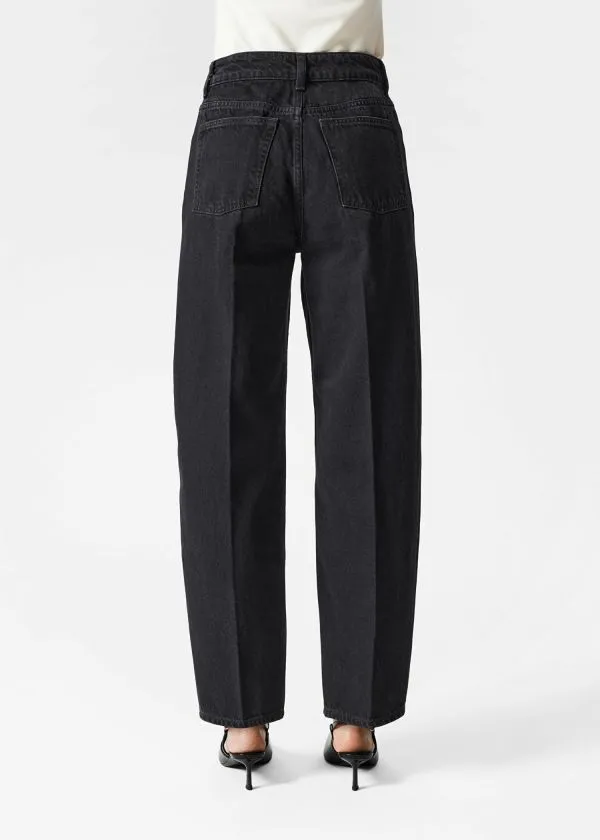 and Other Stories Tapered Jeans Black Women Jeans