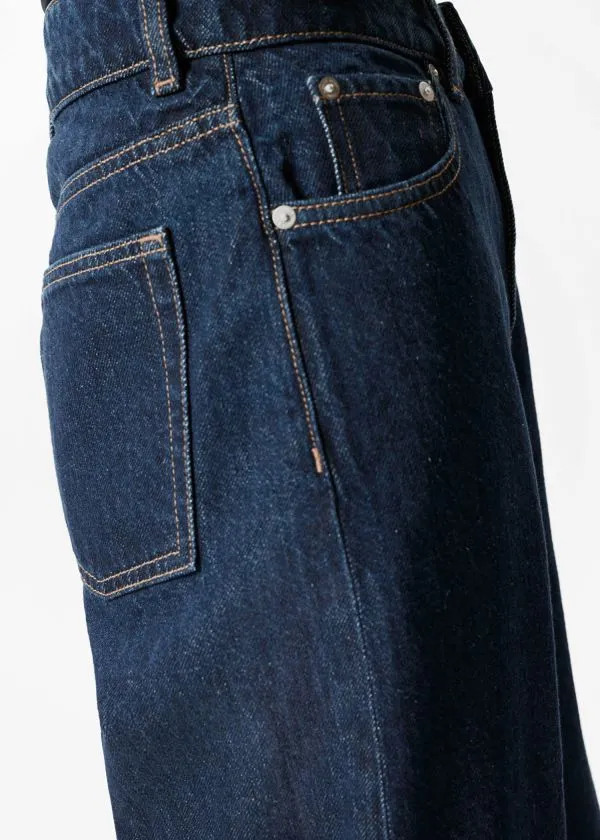 and Other Stories Tapered Jeans Medium Blue Women Jeans