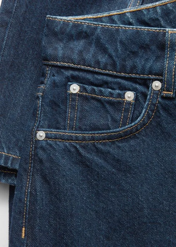 and Other Stories Tapered Jeans Medium Blue Women Jeans