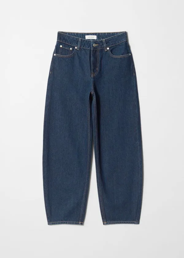 and Other Stories Tapered Jeans Medium Blue Women Jeans