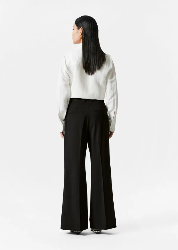 and Other Stories TieFront Shirt White Women Blouses and Shirts
