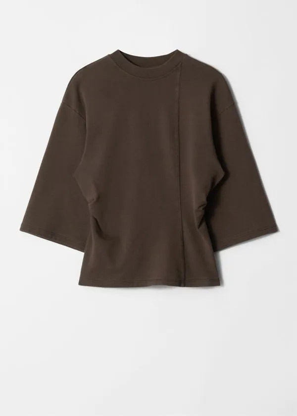 and Other Stories Trapeze TShirt Dark Brown Women Tops and Tshirts