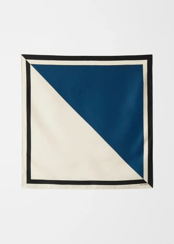 and Other Stories TwoTone Scarf Dark Blue Women Scarves