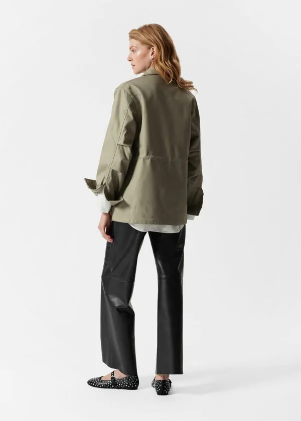and Other Stories Utility Jacket Khaki Women Jackets and Coats