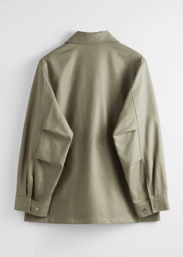 and Other Stories Utility Jacket Khaki Women Jackets and Coats