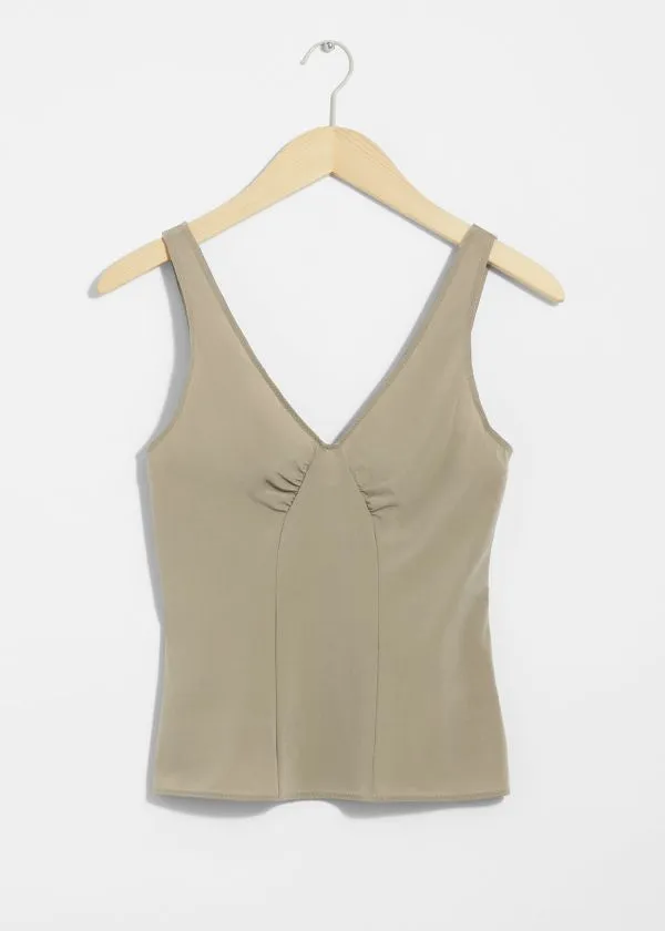 and Other Stories VCut Top Mole Women Tops and Tshirts