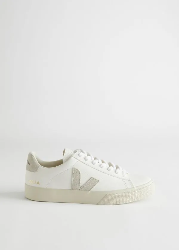 and Other Stories Veja Campo Leather Sneakers Whiteandbeige Women Sneakers