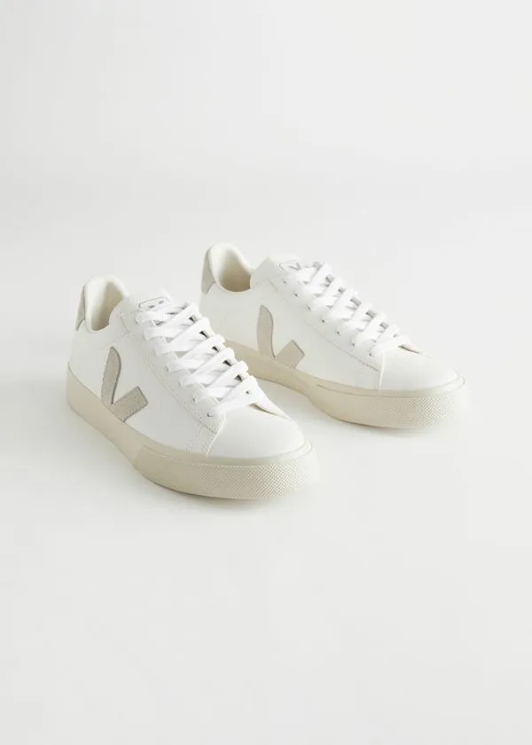 and Other Stories Veja Campo Leather Sneakers Whiteandbeige Women Sneakers