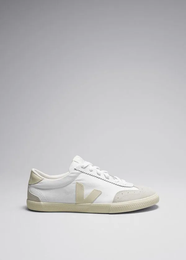 and Other Stories Veja Volley Canvas Sneakers White Women Sneakers