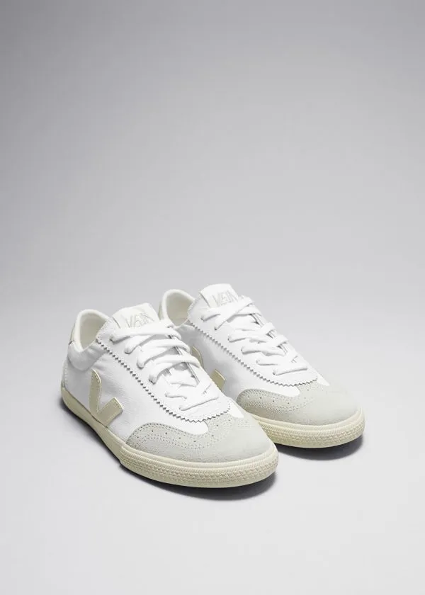 and Other Stories Veja Volley Canvas Sneakers White Women Sneakers