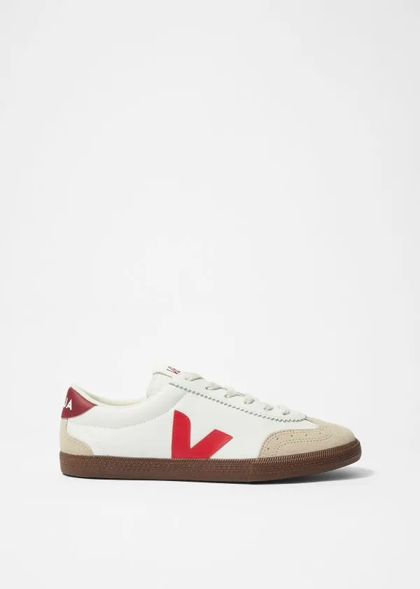 and Other Stories Veja Volley Sneakers Ivoryandruby Red Women Sneakers