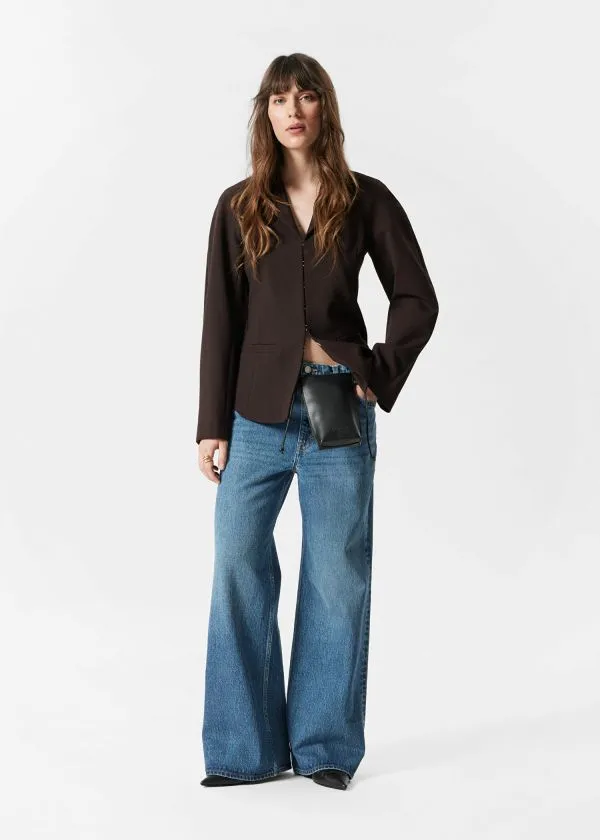 and Other Stories WideLeg Jeans Blue Women Jeans
