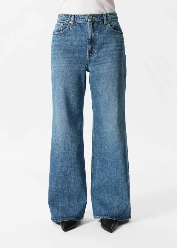 and Other Stories WideLeg Jeans Blue Women Jeans