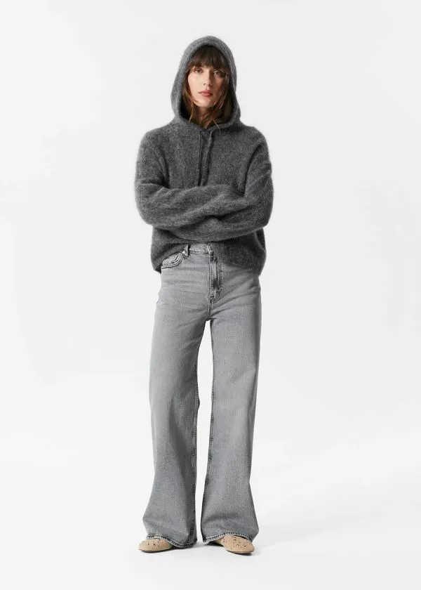 and Other Stories WideLeg Jeans Grey Women Jeans
