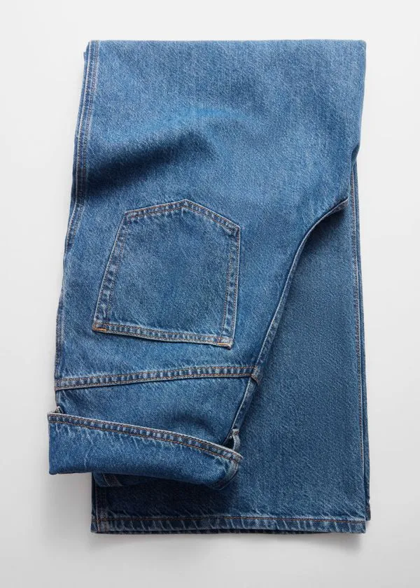 and Other Stories WideLeg Paperbag Jeans Blue Women Jeans