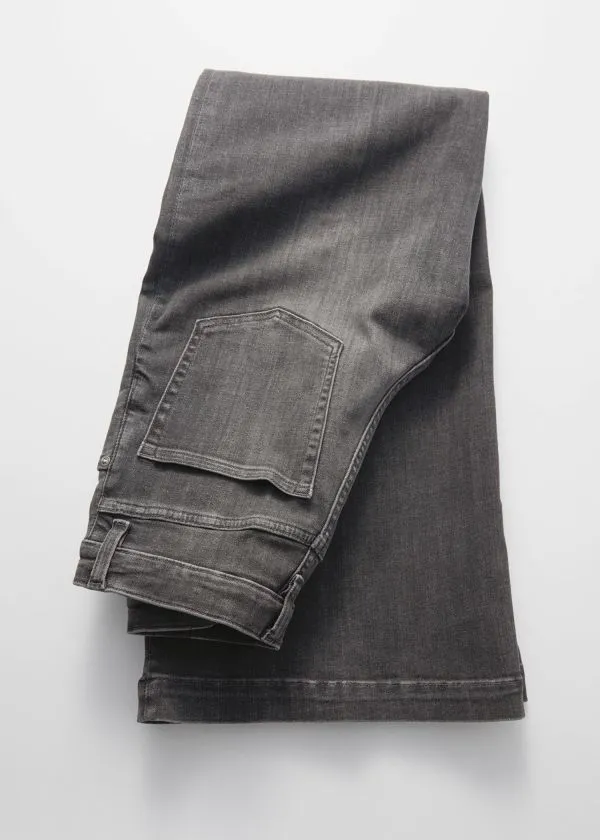and Other Stories Wide PressCrease Jeans Dark Grey Women Jeans